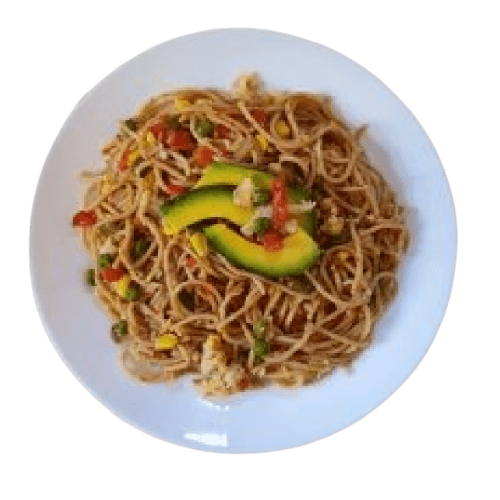 plate example 4 pasta with avocado